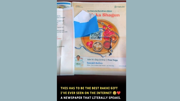 Habuild's Newspaper Ad: The Raksha Bandhan Surprise Habuild's Newspaper Ad: The Raksha Bandhan Surprise