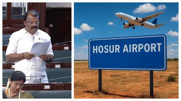Drop Hosur Airport Near Bengaluru AIADMK MLA Tells Vijay s Govt After Parandur Airport Drop Hosur Airport Near Bengaluru AIADMK MLA Tells Vijay s Govt After Parandur Airport
