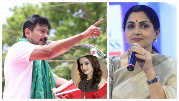 Can He Own Up To His Dirt Khushbu Slams Udhayanidhi Over Cheap Remarks On Trisha Demands Apology