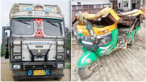 Three Killed in Head-On Truck-Autorickshaw Three Killed in Head-On Truck-Autorickshaw