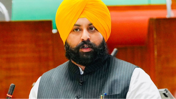 Punjab Education Minister Harjot Singh Bains Punjab Education Minister Harjot Singh Bains