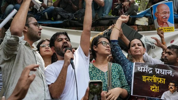 RSS on Jantar Mantar Protest