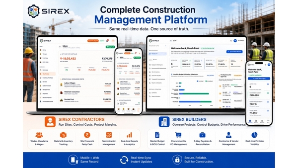 Sirex Solves Construction Chaos for Builders
