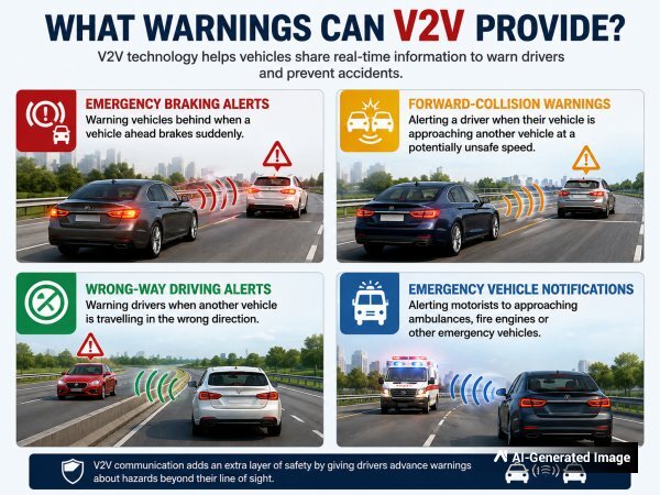 How Does V2V Work How Connected Cars Can Detect Hidden Road Dangers How Does V2V Work How Connected Cars Can Detect Hidden Road Dangers