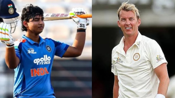 Vaibhav Sooryavanshi and Brett Lee