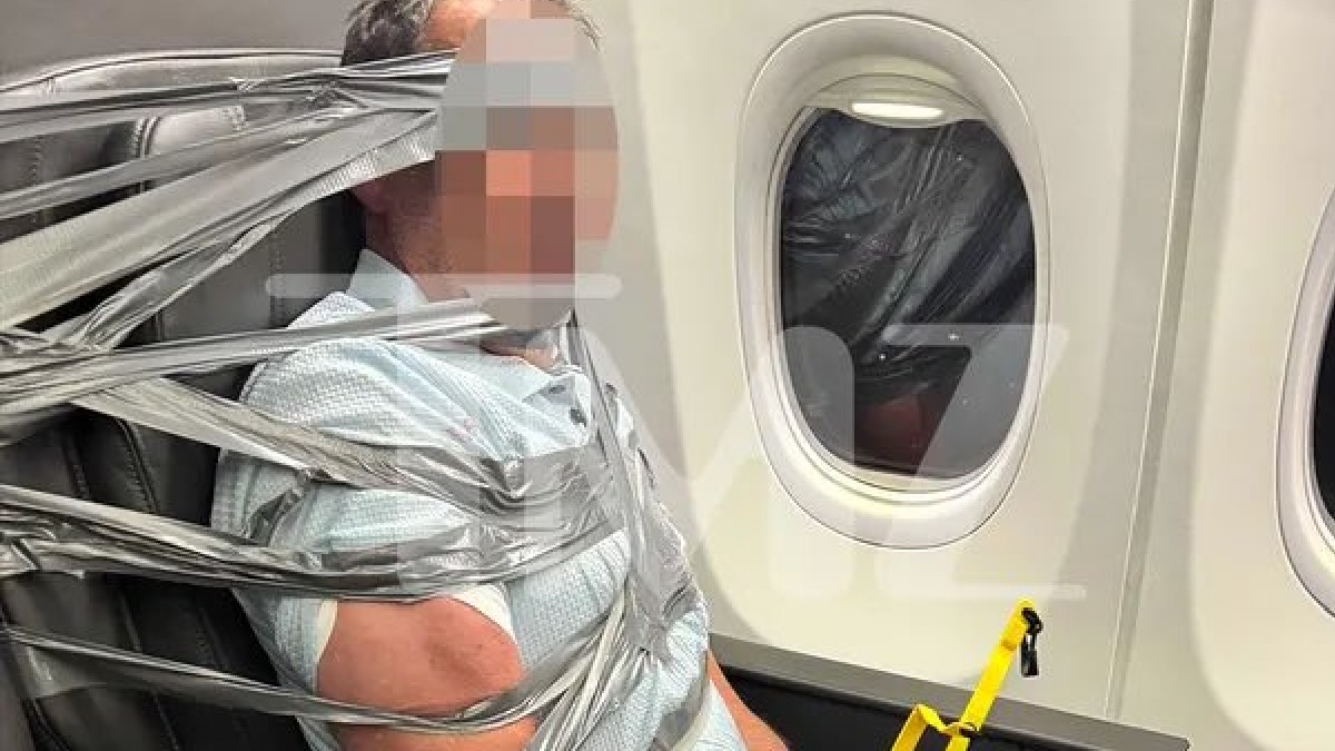 American Airlines Flight Diverted After Passenger Turns Violent, Restrained With Duct Tape and Zip Ties