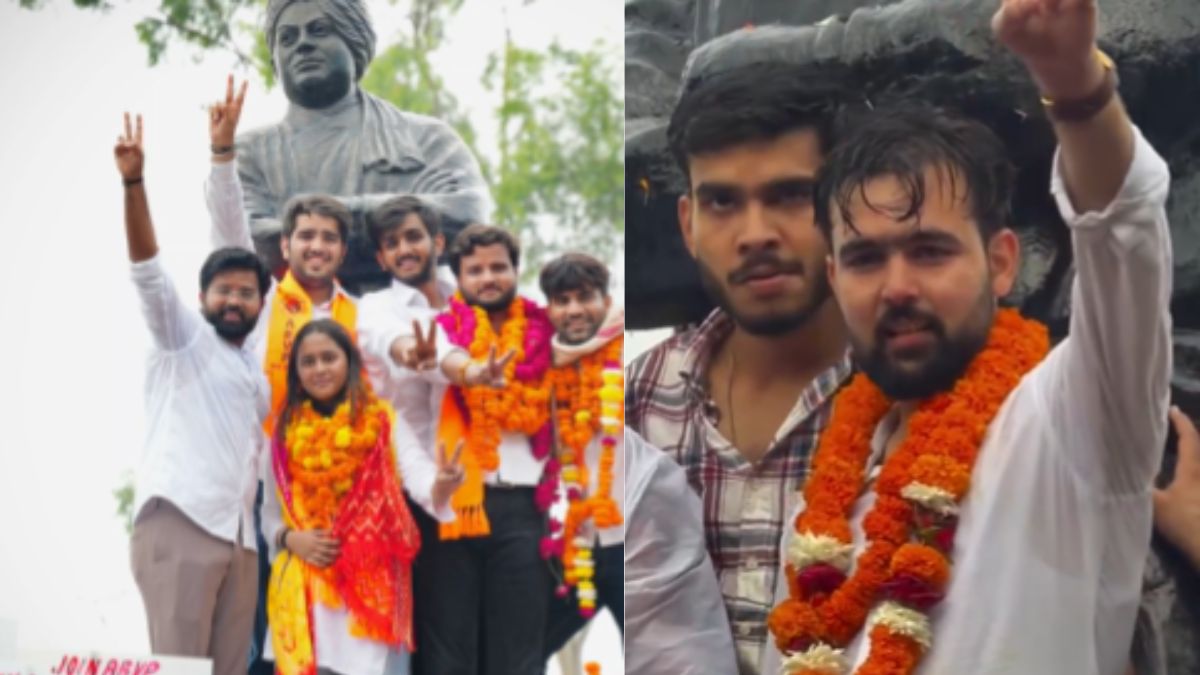Photo: oneindia.com Deepanshu Shokeen Wins Delhi University Vice-President Election As Independent