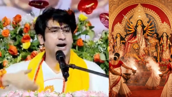 Dhirendra Shastri on Durga Puja
