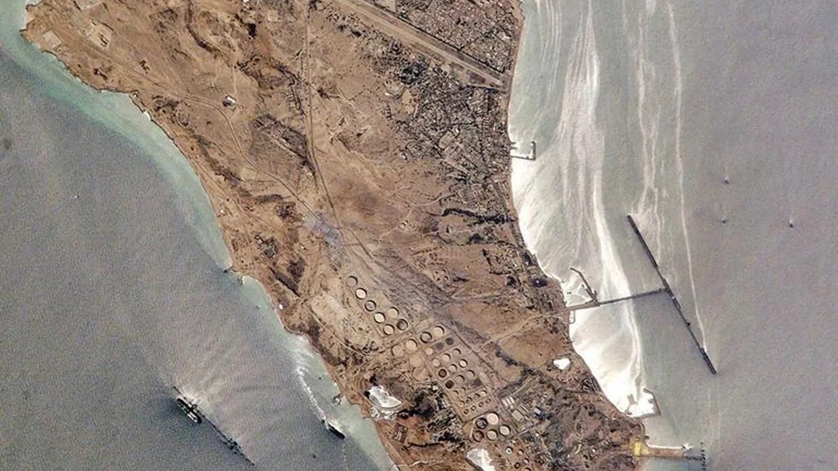 Photo: oneindia.com Explosions Reported Near Iran's Kharg Island Oil Terminal
