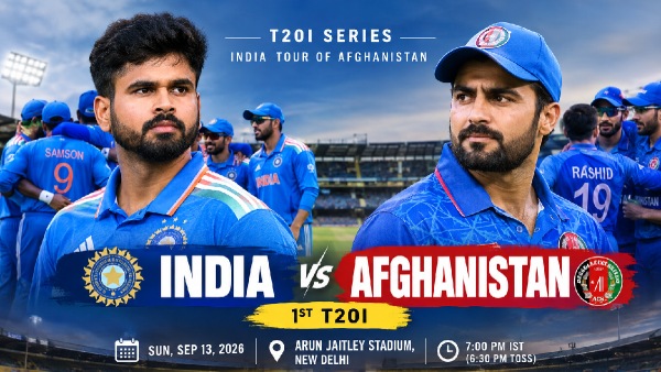 India vs Afghanistan, 1st T20I