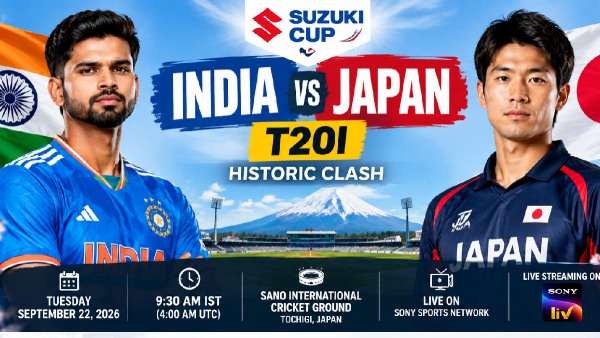 India vs Japan T20I LIVE Streaming Details