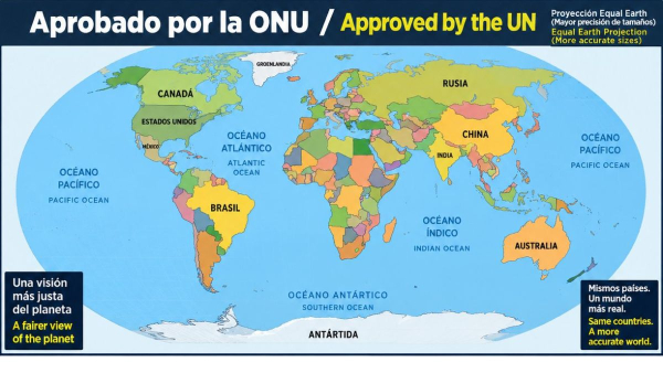 New World Map at UN New World Map at UN