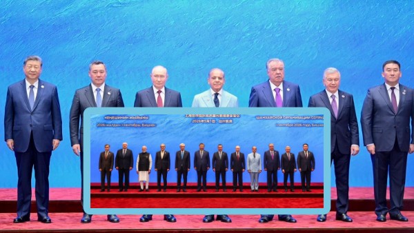 Pakistan s Childish Act Sharif Cuts Modi Out Of SCO Photo India PM Shares Original Pakistan s Childish Act Sharif Cuts Modi Out Of SCO Photo India PM Shares Original