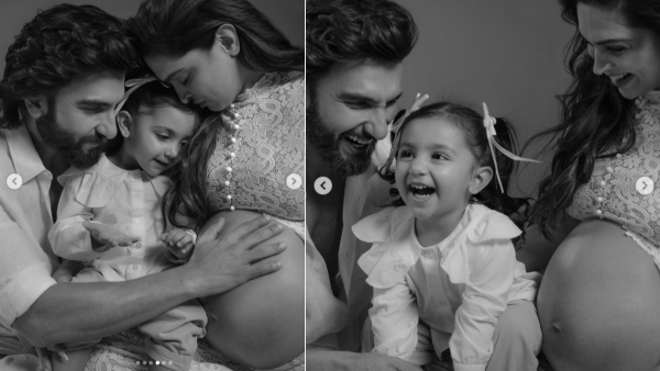 anveer Singh and Deepika Padukone with daughter Dua