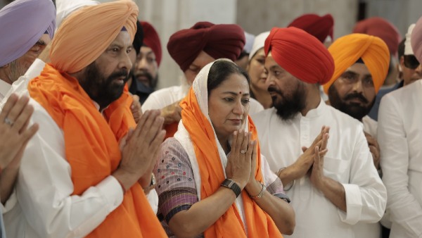 Delhi Chief Minister Rekha Gupta at Fatehgarh Sahib Delhi Chief Minister Rekha Gupta at Fatehgarh Sahib