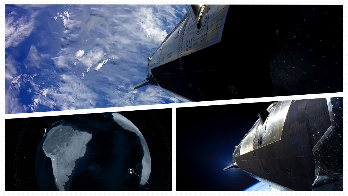 SpaceX s Starship Reaches Orbit For First Time Deploys 26 Starlink Satellites Despite Engine Failure SpaceX s Starship Reaches Orbit For First Time Deploys 26 Starlink Satellites Despite Engine Failure