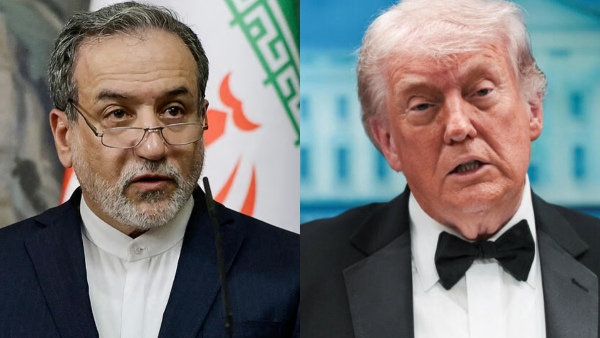 Iranian Foreign Minister Abbas Araghchi L and US President Donald Trump Iranian Foreign Minister Abbas Araghchi L and US President Donald Trump