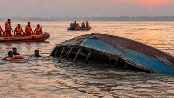 Bihar Boat Capsized Bihar Boat Capsized