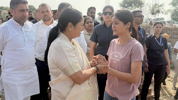 Rekha Gupta with Jagriti Mishra