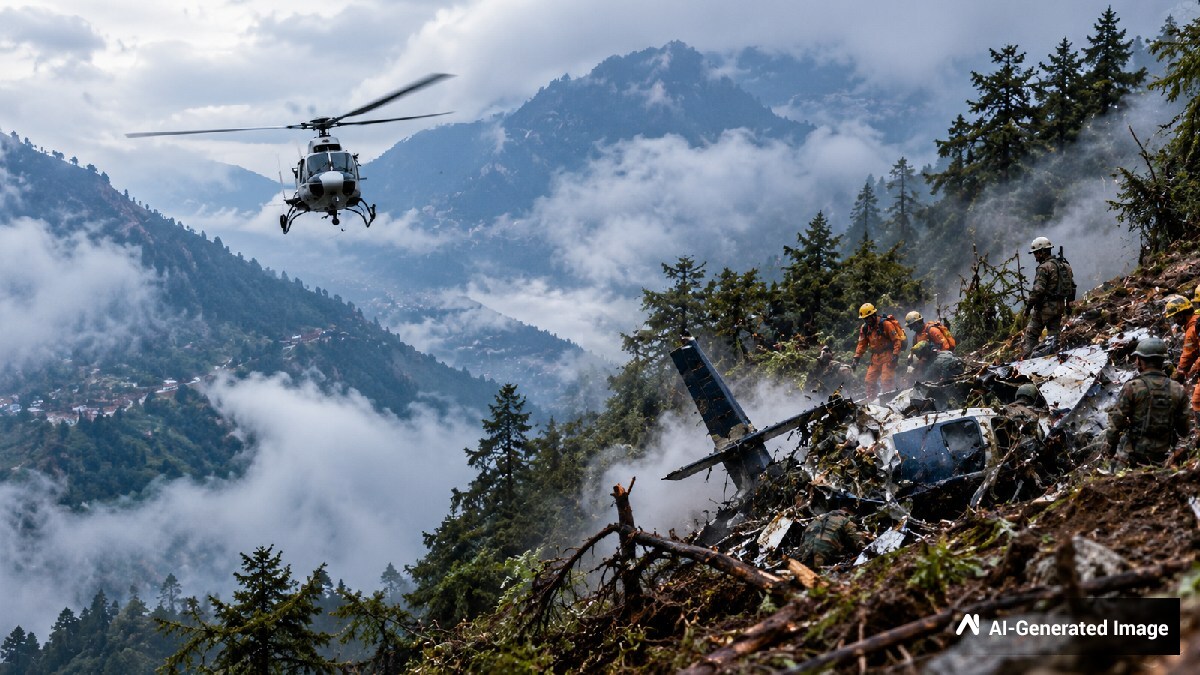 Joshimath Helicopter Crash: Six On Board, Five From Bengaluru, Bad Weather Suspected, What We Know So Far