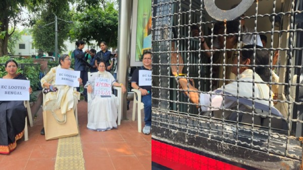 Mamata Banerjee Detained in Protest