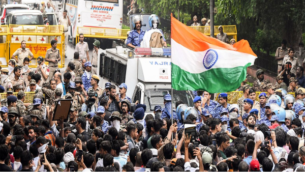 Delhi Opposition Protest Delhi Opposition Protest