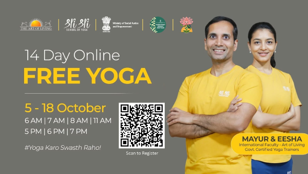 Art of Living s Nasha Mukt Bharat Campaign Offers Free Yoga For 14 Days