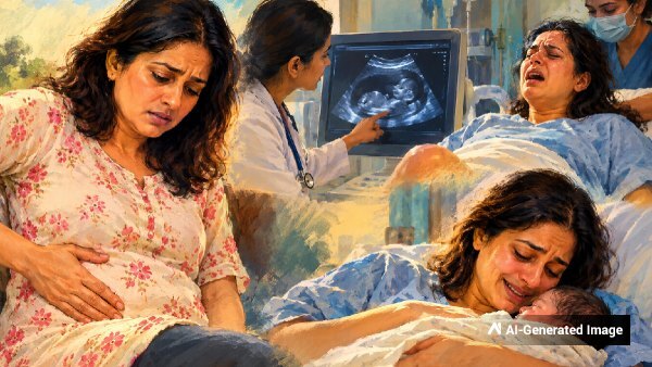Woman Unknowingly Pregnant Woman Unknowingly Pregnant