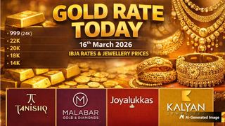 Gold Rate Today (16 March 2026): Fresh IBJA Gold Prices; Tanishq, Malabar, Joyalukkas, Kalyan Jewellers Rates