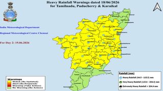 Tamil Nadu Weather: Heavy Rain Alert Issued for 27 Dists, Chennai Braces for Thunderstorms