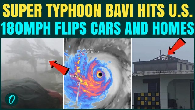Super Typhoon Bavi HITS U.S. With 180 MPH Winds, Typhoon Bavi LEAVES ...
