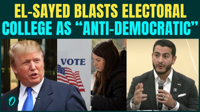 ???TOTALLY ANTI-DEMOCRATIC???: El-Sayed Hammers Electoral College, Takes Aim At Trump???s Political Edge