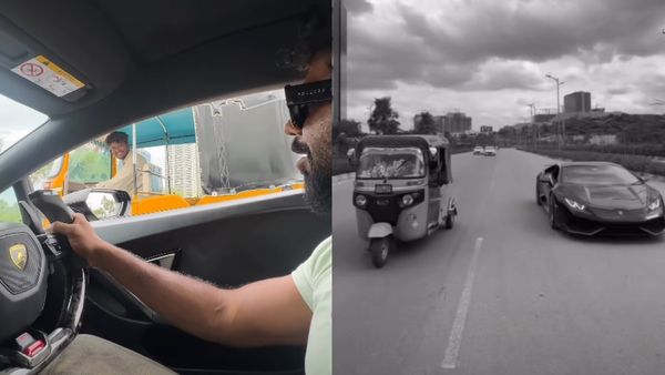 ಆಟೋ ಚಾಲಕನಿಗೆ ಲ್ಯಾಂಬೋರ್ಗಿನಿ ಕಾರಿನ ಕೀ ಕೊಟ್ಟು ತಾನೇ ಆಟೋ ಓಡಿಸಿದ ಮಾಲೀಕ:  ವಿಡಿಯೋ ವೈರಲ್!