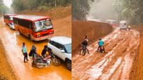 Uttara Kannada–Sirsi Road: ಕೆಸರು ಗದ್ದೆಯಂತಾದ ಉತ್ತರ ಕನ್ನಡ–ಶಿರಸಿ ರಸ್ತೆ; ಹೆದ್ದಾರಿಯ ದುಸ್ಥಿತಿಗೆ ಸಾರ್ವಜನಿಕರ ಆಕ್ರೋಶ