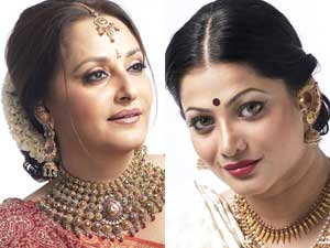 Jayaprada and Minal Patel Jayaprada and Minal Patel