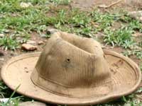 A tale of an orphaned police cap! A tale of an orphaned police cap!