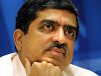 Nandan Nilekani bids adeau to Infosys Nandan Nilekani bids adeau to Infosys