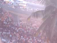 Onlookers infront of Carlton tower (Photo by Kiran) Onlookers infront of Carlton tower (Photo by Kiran)