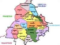 Punjab Map Punjab Map