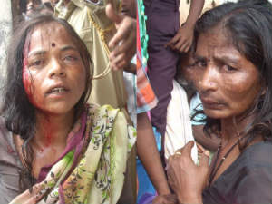 Child kidnappers thrashed Child kidnappers thrashed