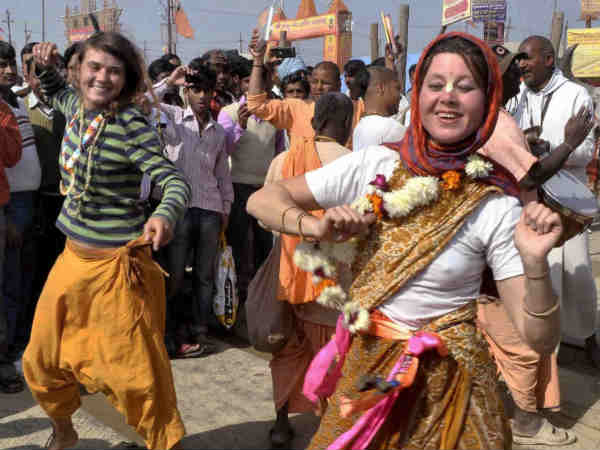 ಕುಂಭಮೇಳದಲ್ಲಿ ವಿದೇಶಿಯರು