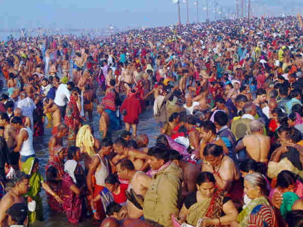ಮೌನಿ ಅಮಾವಾಸ್ಯೆ ಪುಣ್ಯ ಸ್ನಾನ ಚಿತ್ರ