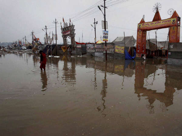 ಭಕ್ತರಿಗೆ ಭೀತಿ ಮೂಡಿಸಿದ ಮಳೆ