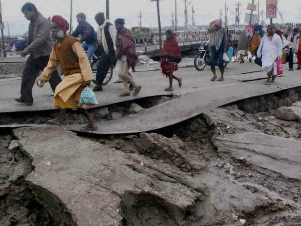ಭಕ್ತರಿಗೆ ಭೀತಿ ಮೂಡಿಸಿದ ಮಳೆ