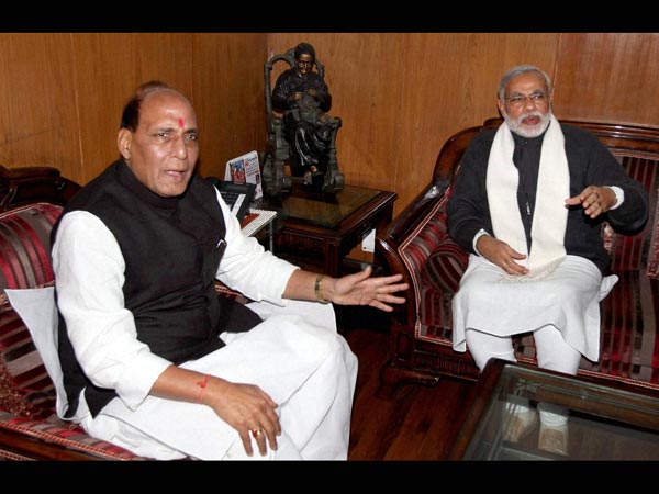 ರಾಜನಾಥ್ ಸಿಂಗ್ ರಿಂದ ಮೋದಿಗೆ ಬೆಂಬಲ