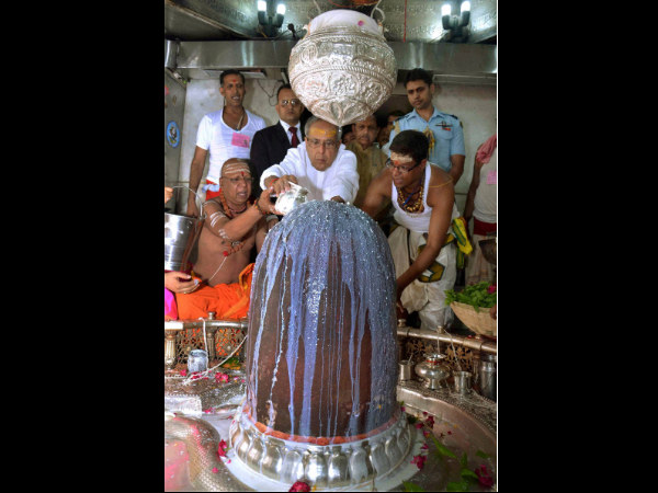  ಉಜ್ಜಯಿನಿಯಲ್ಲಿ ರಾಷ್ಟ್ರಪತಿ ಪ್ರಣಬ್ 