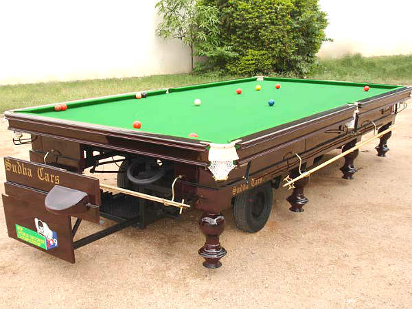 ಹೈದರಾಬಾದಿನ ಸುಧಾಕರ್ ಯಾದವ್- ಸ್ನೂಕರ್ ಟೇಬಲ್ ಕಾರು: