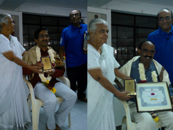 ಯೋಗ ಗುರುಗಳಿಗೆ ಸನ್ಮಾನ