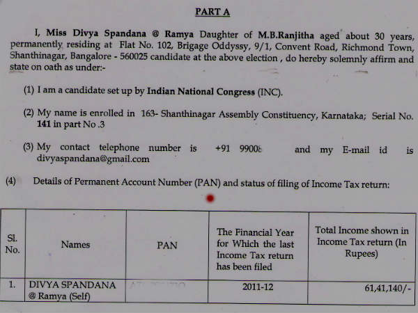 ಶಾಂತಿನಗರ ಫ್ಲ್ಯಾಟ್ ಮೌಲ್ಯ 2 ಕೋಟಿ ರೂ 