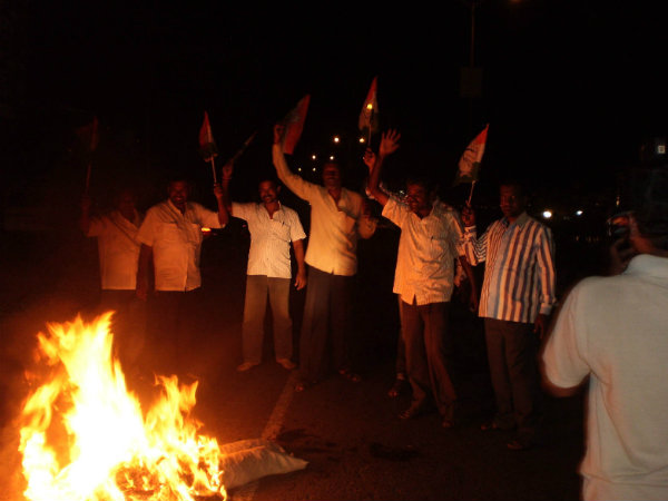ಕಾಂಗ್ರೆಸ್ ಪ್ರತಿಭಟನೆ